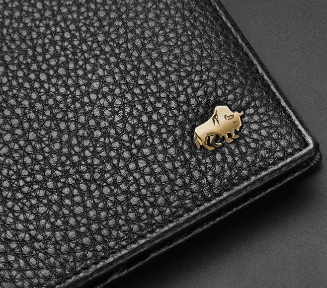 American Bison Wallet Mens Long Leather - ZEYTONCART