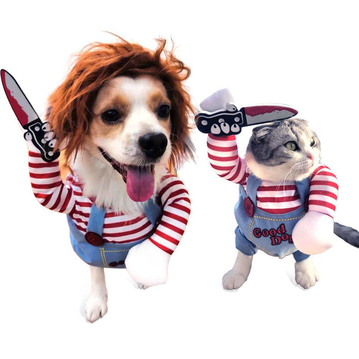 Cartoon Pet Cowboy Horseback Riding Costume Pet Supplies - ZEYTONCART