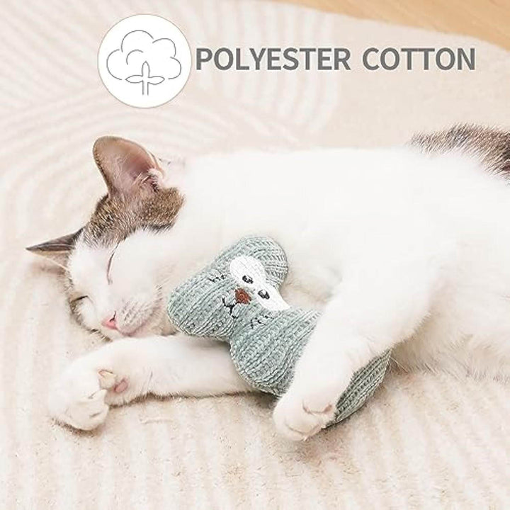 Catnip Toy For Cats Kittens Plush Rope Cat Chew Toy With Bell Bite Resistant Catnip Toys Cat Teething Toy - ZEYTONCART