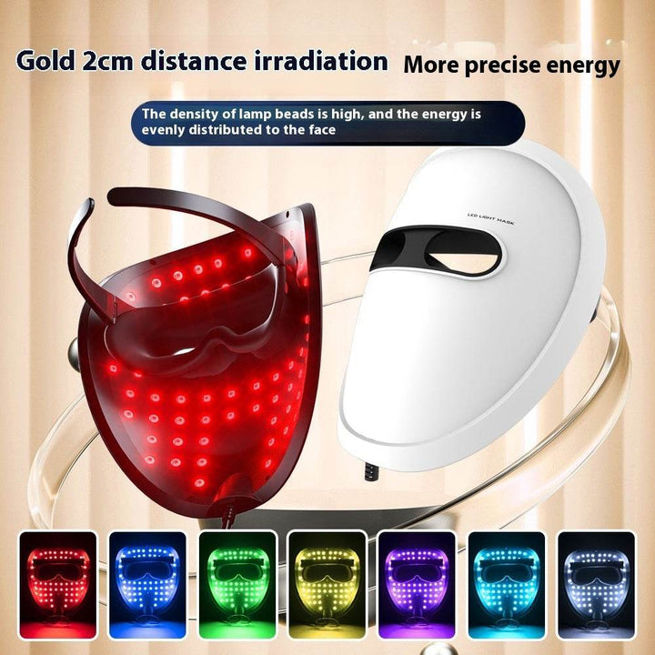 Rechargeable Mask Face LED Color Light Domestic Beauty Apparatus - ZEYTONCART