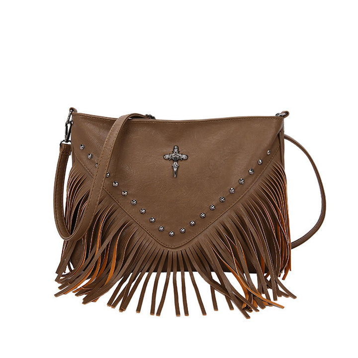 Women's Fashion Rivet Crossbody Bag - ZEYTONCART