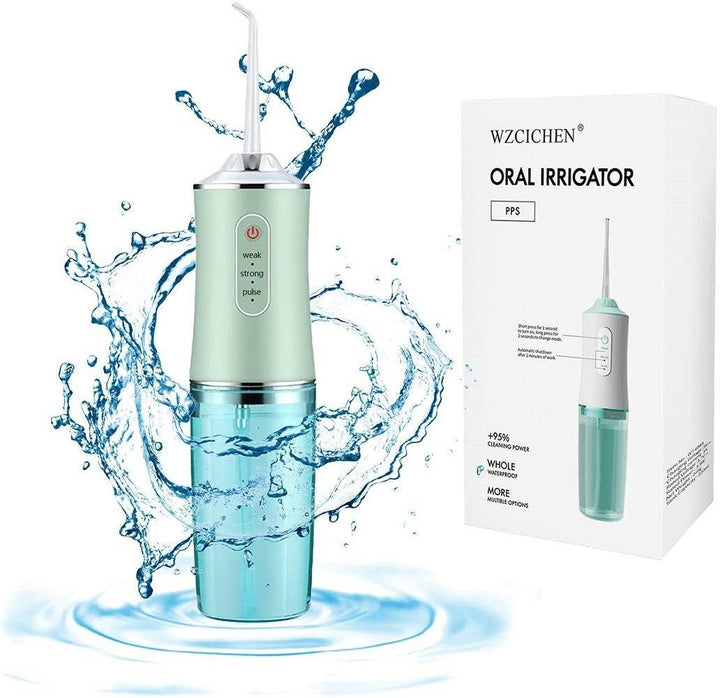 Oral Irrigator 3 Modes USB Rechargeable Water Flosser Portable - ZEYTONCART