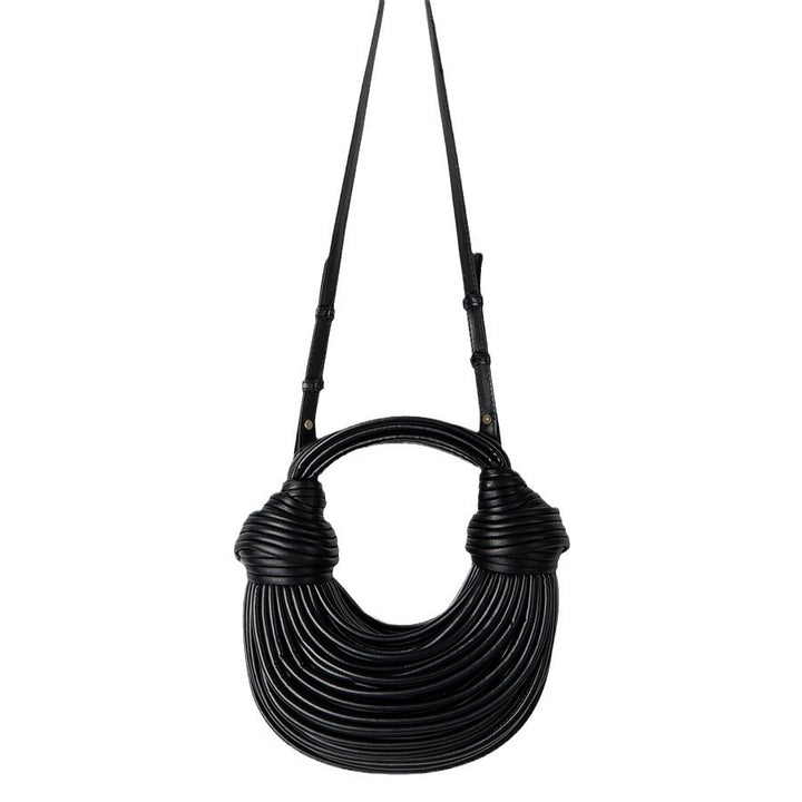 Glossy Woven Noodles Fashion Handbag - ZEYTONCART