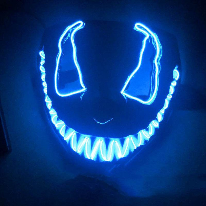 Movie Horror Funny Full Face LED Mask Props - ZEYTONCART