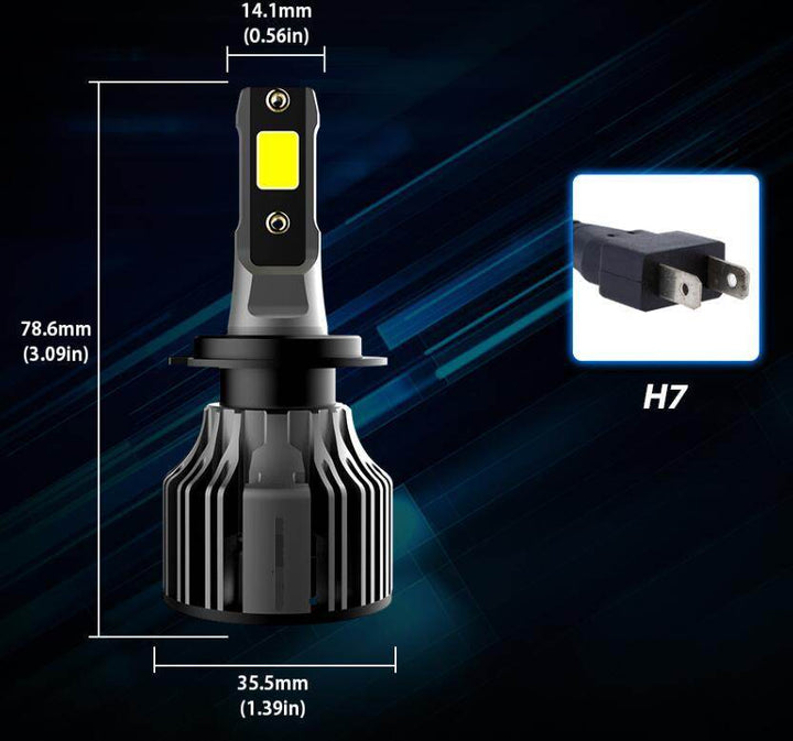 Car LED Headlight Bulbs 6000K Auto Headlamp Kit - ZEYTONCART