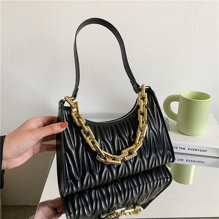 Fashion Acrylic Chain Underarm Bag - ZEYTONCART