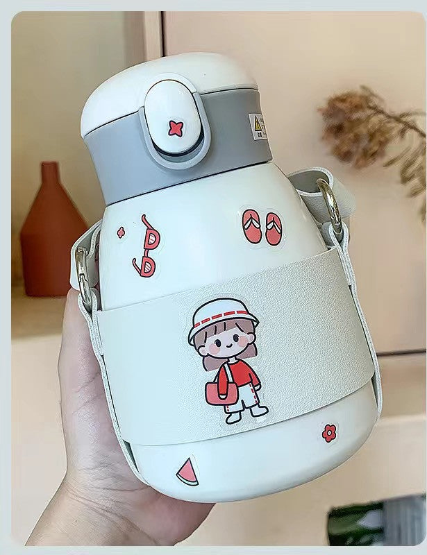 Net Celebrity Water Cup Female Cute Girl Heart Pot BellyCup - ZEYTONCART