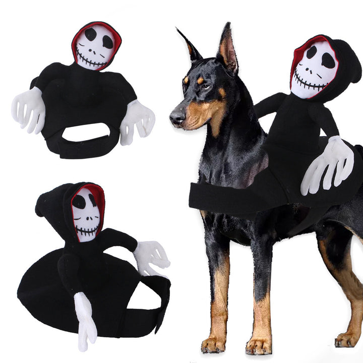 NEW Funny Pet Halloween Costume Halloween Pet Decoration Dress Up Pet Cosplay Costume Halloween Pet Clothes Spider Pumpkin Vest - ZEYTONCART