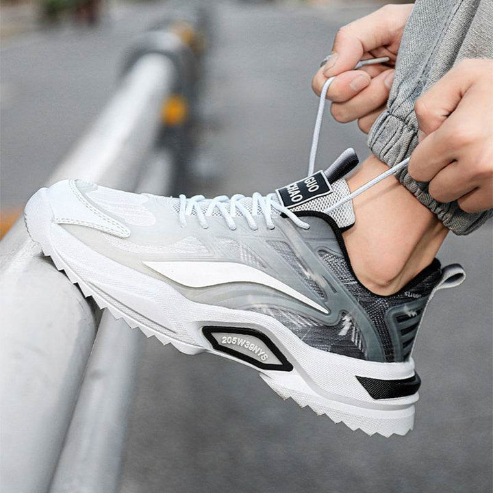 Lace-up Dad Shoes Fashion Thick-soled Sports Shoes Casual Breathable Sneakers For Men - ZEYTONCART