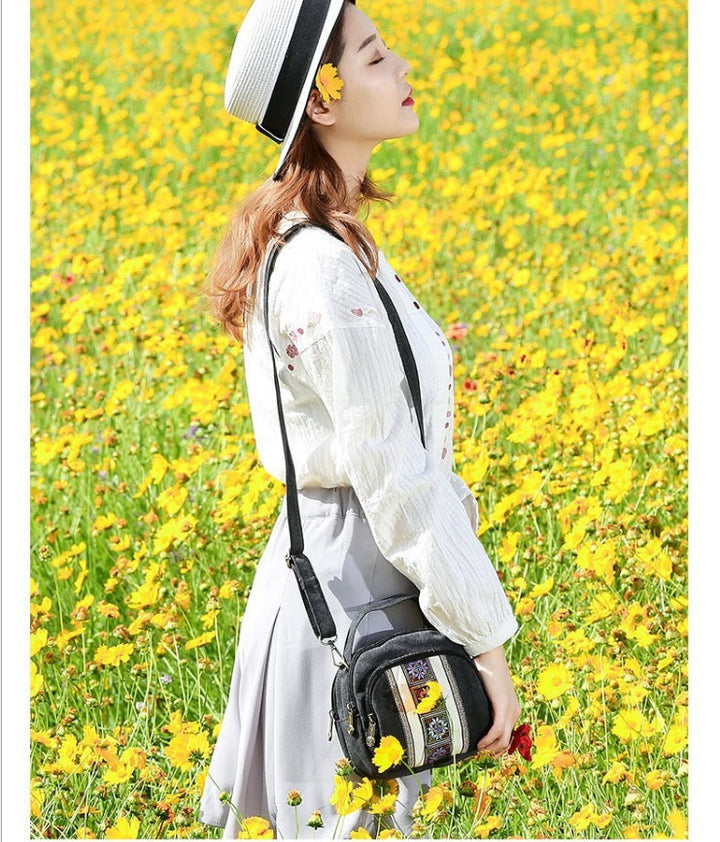 Messenger Fashion Canvas Shoulder Bag - ZEYTONCART