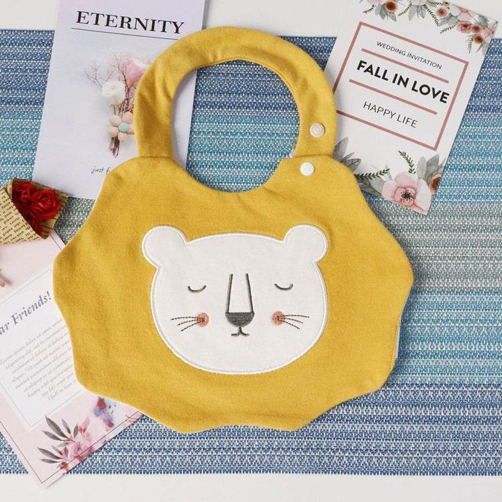Infant Baby Bib Cartoon Animal Fox Cat Lion Baby Girl Boy Saliva Towel Soft Cotton Newborn Bibs Burp Cloths Unisex Baby Stuff - ZEYTONCART