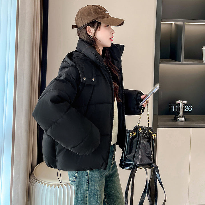 Winter Hooded Slim-fitting Cotton-padded Jacket Fashionable Stylish - ZEYTONCART