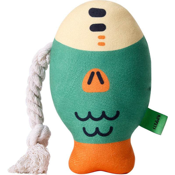 Plush Chew Toys For Inside Dog Plush Squeaky Toys Puffhead Fish Chew Toys Sound Interactive Teeth Toy Wear-Resistant Dog Toys - ZEYTONCART