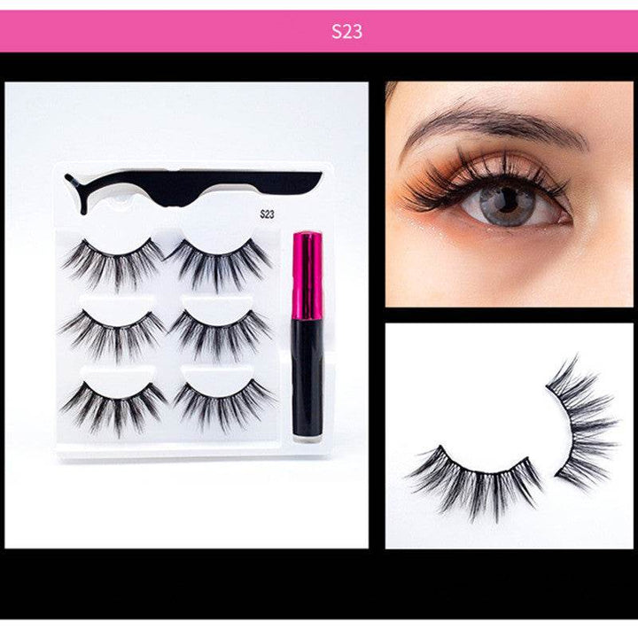 3 Pairs Of Magnetic Eyelashes - ZEYTONCART