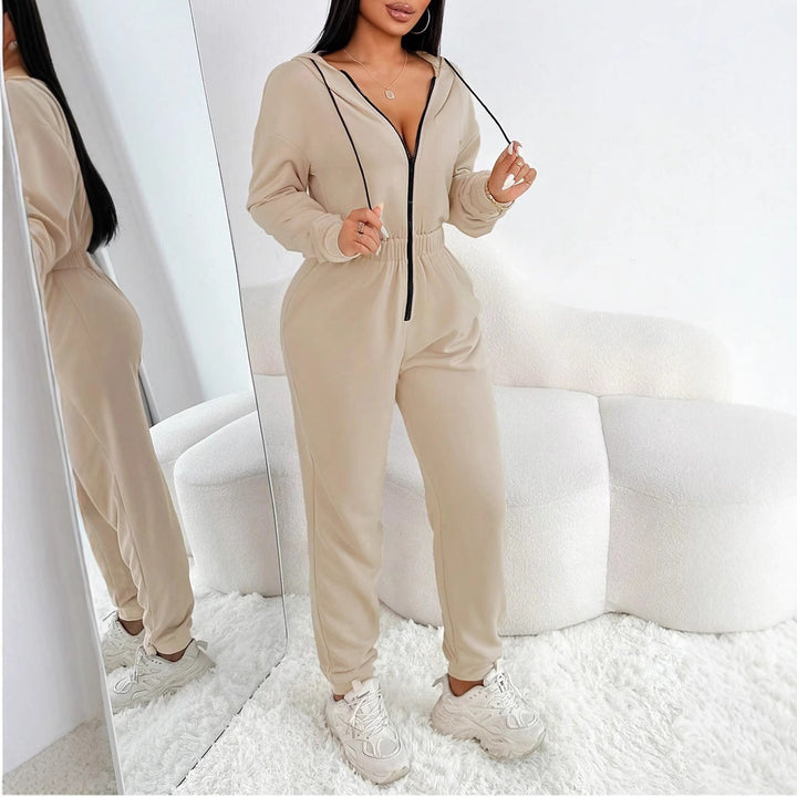 Women's Solid Color Long Sleeve Autumn And Winter Warm - ZEYTONCART