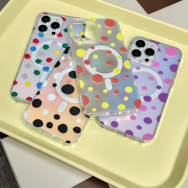 Magnetic Phone Case Wave Point Phone Case - ZEYTONCART
