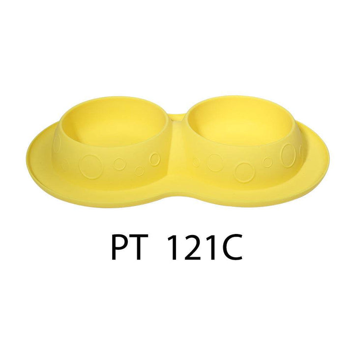 Pet Supplies Custom Non Slip Waterproof Silicone Water Food 2 In 1 Mat Pad Pet Bowls & Feeders - ZEYTONCART