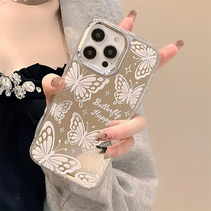 Three-in-one Mirror IPhone15promax Phone Case - ZEYTONCART