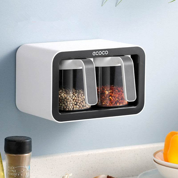ZEYTON CART Spice Jar Organizer with Wall Mount Design - ZEYTONCART