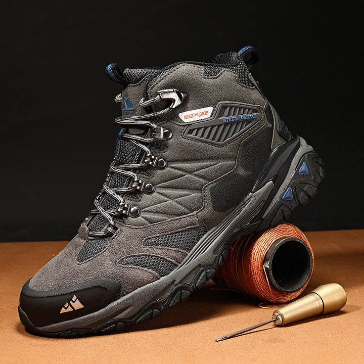 Outdoor Leisure Sports High-top Waterproof Non-slip Men's Hiking Shoes - ZEYTONCART