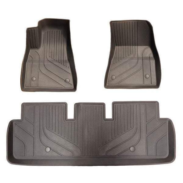 Mats For 2023 Tesla Model 3 Highland, TPE All Weather Floor Liners, Full Set Of Black Floor Mats & Cargo Liners Custom For Tesla Model 3 Highland - ZEYTONCART