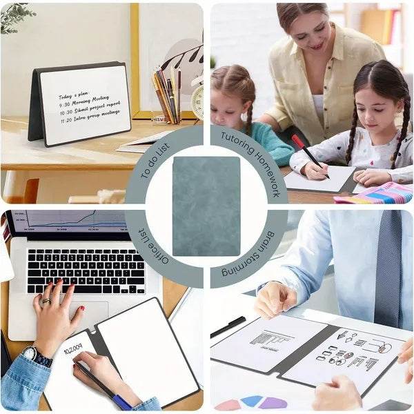 Small Dry Erase Board, Double Sided Folding Whiteboards, Mini Portable Foldable Whiteboard 9.4x6.4 Inch, Use The Board To Write Your Notes, Chores, Activities, Goals And To-dos, Personal Mark - ZEYTONCART