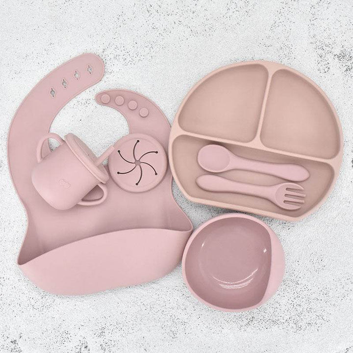 Food Grade Silicone Feeding Cutlery Set Children's Dinner Plate - ZEYTONCART