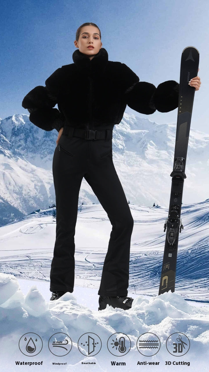 Winter Ski One-piece Female Windproof Thickening - ZEYTONCART