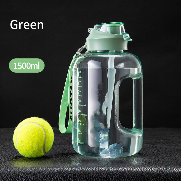 With Straw Large Portable Travel Bottles For Training Sport - ZEYTONCART