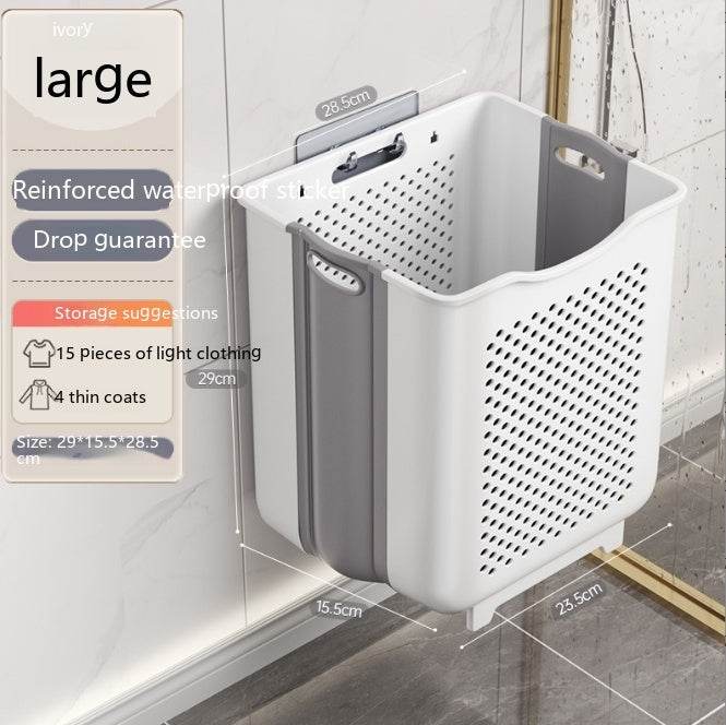 Wall-mounted Foldable Storage Basket - ZEYTONCART