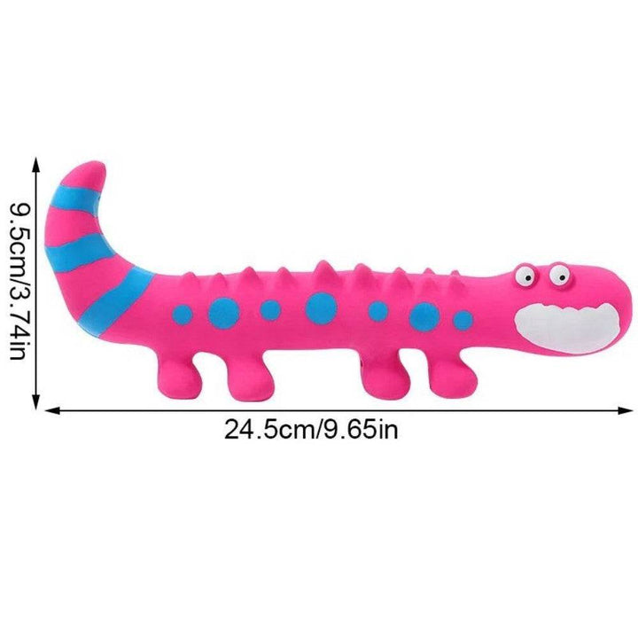 Dog Chew Toy Latex Lizard Squeaky Pet Toys For Small Medium Dogs Interactive Funny Dog Sounding Training Toy Pet Supplies - ZEYTONCART
