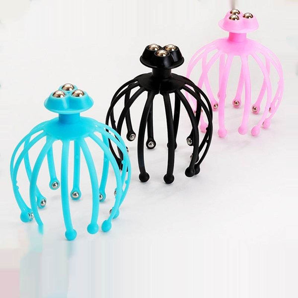 Manual 12-claw Rotating Ball Scalp Massager - ZEYTONCART