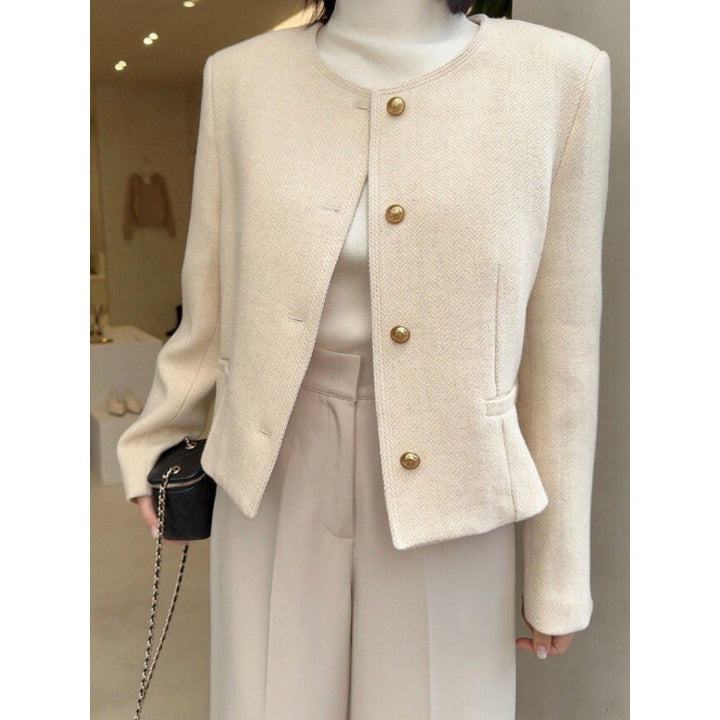 Wool Women's Short Coat Autumn And Winter - ZEYTONCART