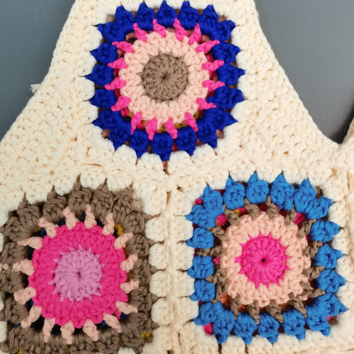 Women's Fashion Crochet Tote Shoulder Bag - ZEYTONCART