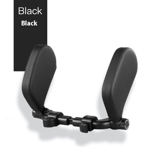 Car headrest pillow Sleep Adjustable Side Car Soft Travel Seat Headrest Auto Leather Support Neck Pillow Cushion car accessories - ZEYTONCART