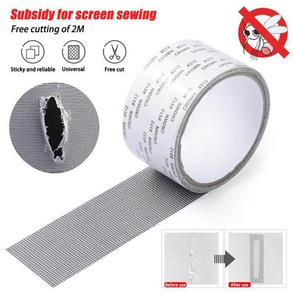 Window Net Anti-mosquito Mesh Sticky Wires Patch Repair Tape New Screen Window Door Mosquito Netting Patch Repair Broken Hole - ZEYTONCART