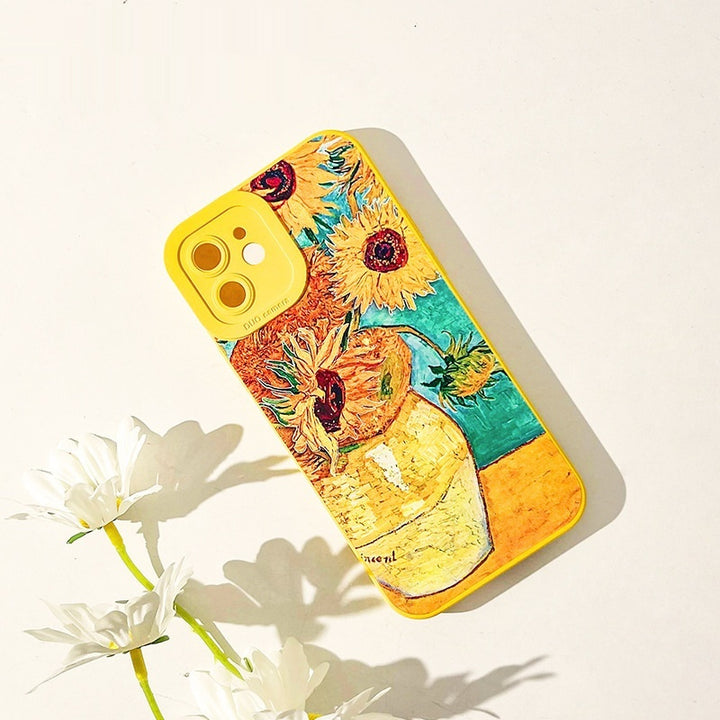 Sunflower IPhone14 Phone Case Silicone Phone Case - ZEYTONCART
