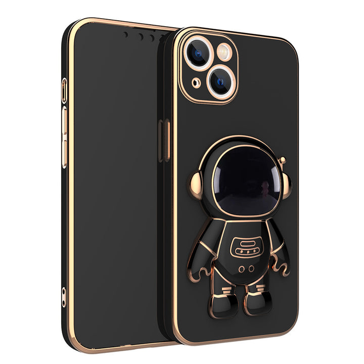3D Astronaut Phone Case Anti-Drop Electroplating Bracket - ZEYTONCART