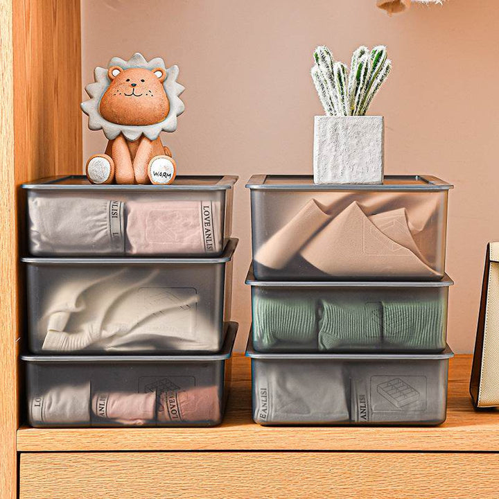 Stacked Storage Box Underwear Bra Socks Storage Box Storage Wardrobe Storage - ZEYTONCART