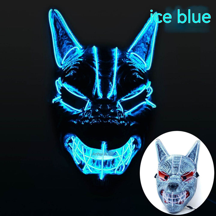 Halloween LED Full Face Luminous Mask - ZEYTONCART
