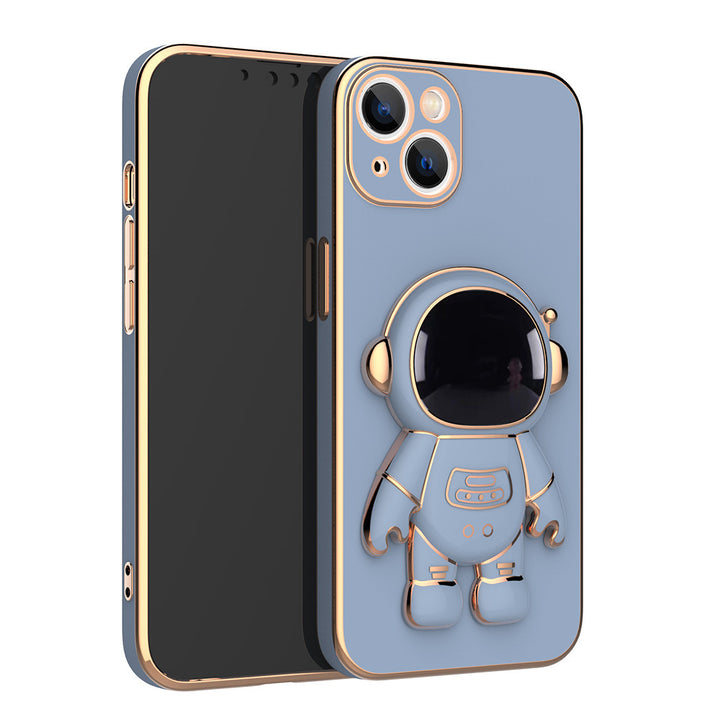 3D Astronaut Phone Case Anti-Drop Electroplating Bracket - ZEYTONCART