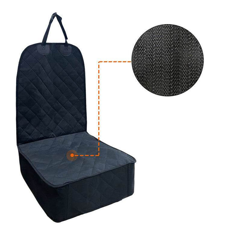 Pet Car Front Seat Cover Protector Waterproof Back Bench Seat Interior Travel Accessories Car Seat Covers Mat With Safety Belt - ZEYTONCART
