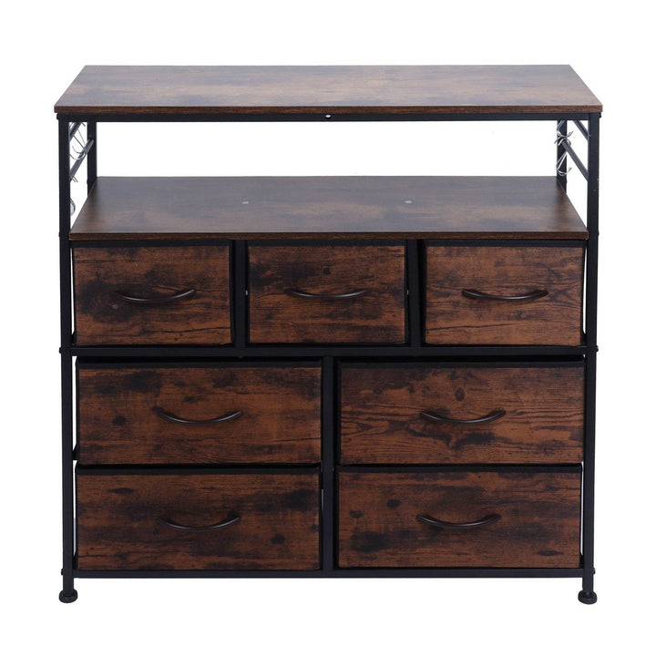 ZytonCart Bedroom Storage Shelf with Drawers - Stylish and Functional - ZEYTONCART