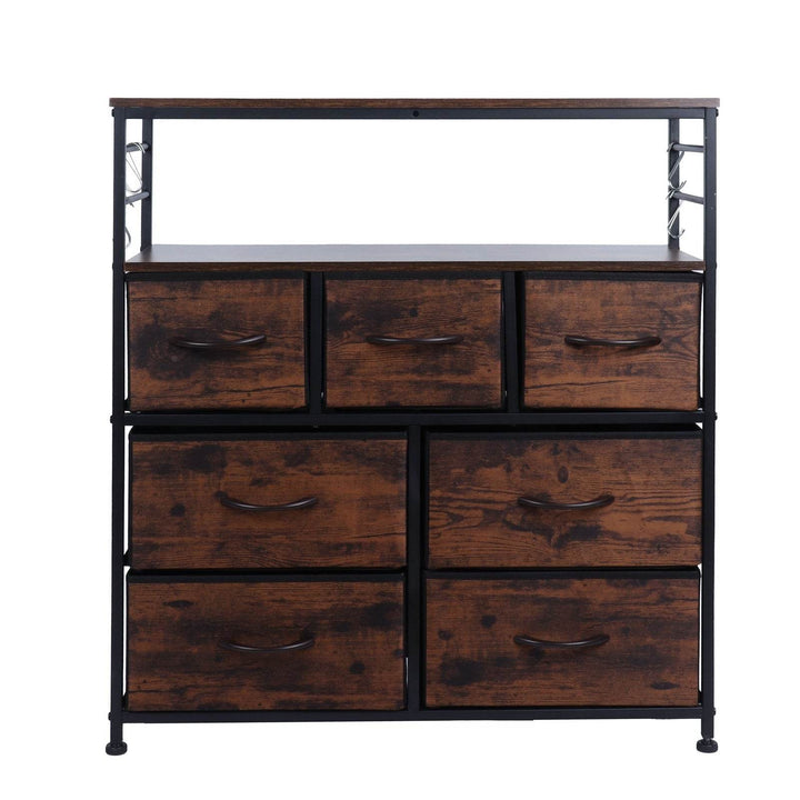 ZytonCart Bedroom Storage Shelf with Drawers - Stylish and Functional - ZEYTONCART