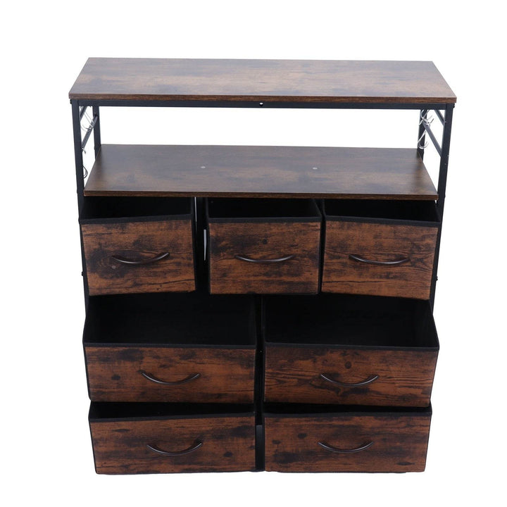 ZytonCart Bedroom Storage Shelf with Drawers - Stylish and Functional - ZEYTONCART