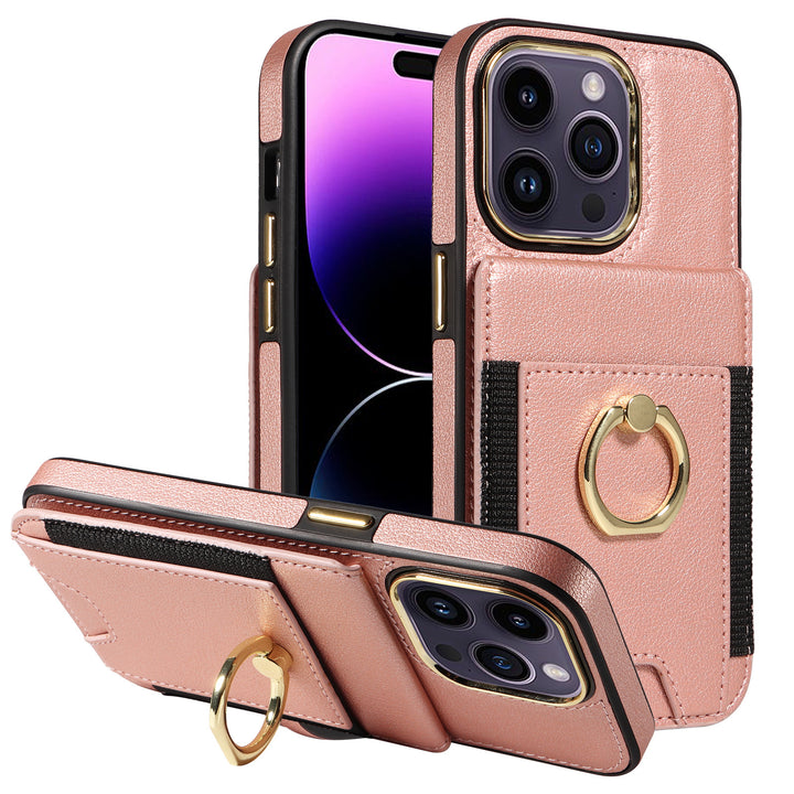 Back Cover Leather Case Phone Case Wallet Protective Case Universal - ZEYTONCART