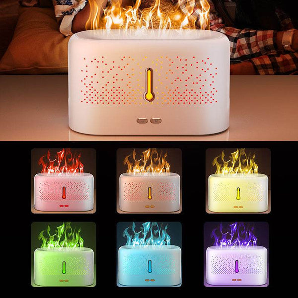 Ultrasonic Aromatherapy Diffuser - Home Flame Humidifier - ZEYTONCART