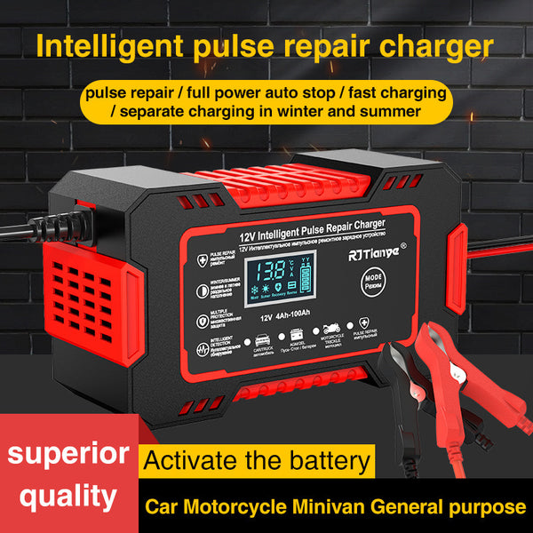 Car Battery Charger Lead Acid Battery - ZEYTONCART