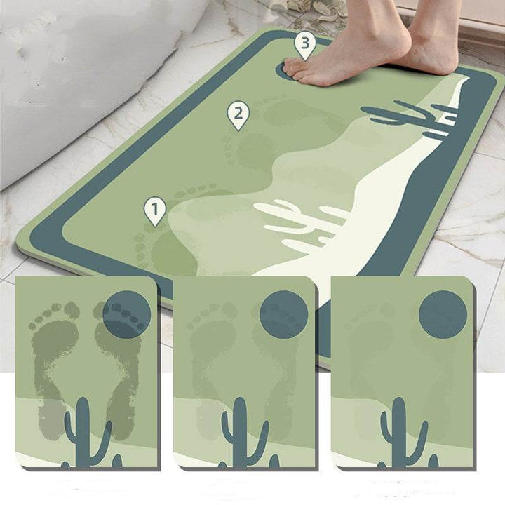 Tech Velvet Into The Door Mat Bathroom - ZEYTONCART