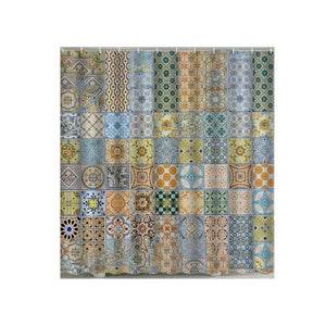 Waterproof Geometric Print Curtains For Bathroom - ZEYTONCART